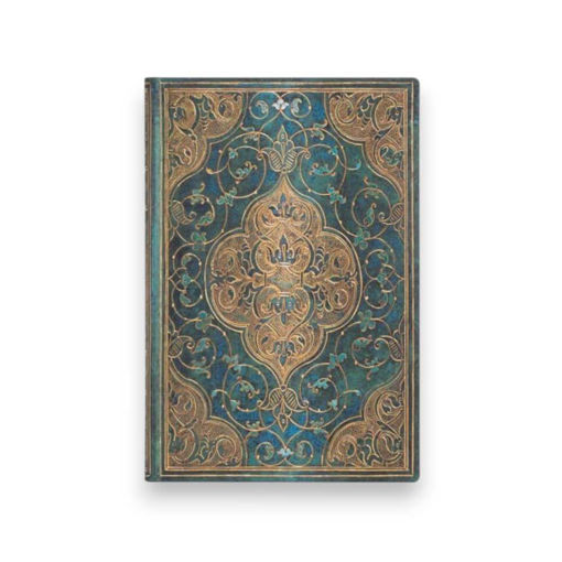 Picture of PAPERBLANKS MINI LINED TURQUOISE CHRONICLES NOTEBOOK